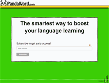 Tablet Screenshot of pandaword.com